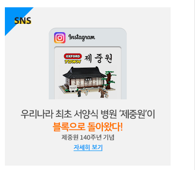 한국 최초 서양식 병원 '제중원'이 블록으로 돌아왔다